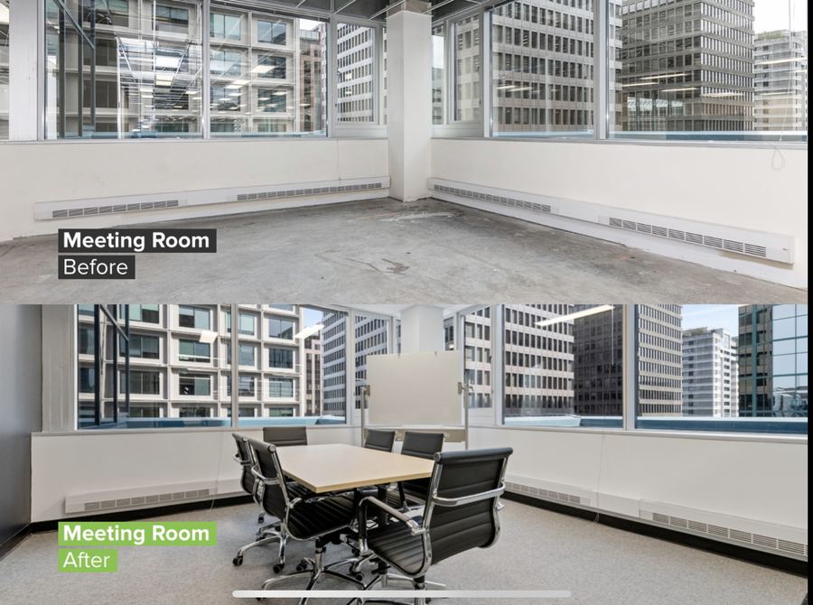 Meeting Room: Before & After by Kastone Construction, Ottawa
