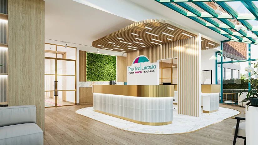 Dental clinic reception