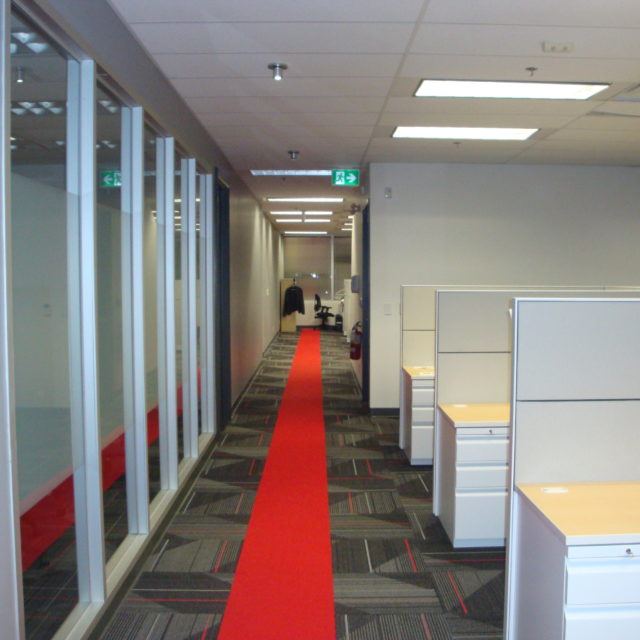 Glass Offices & Carpet Runner by Kastone Construction, Ottawa