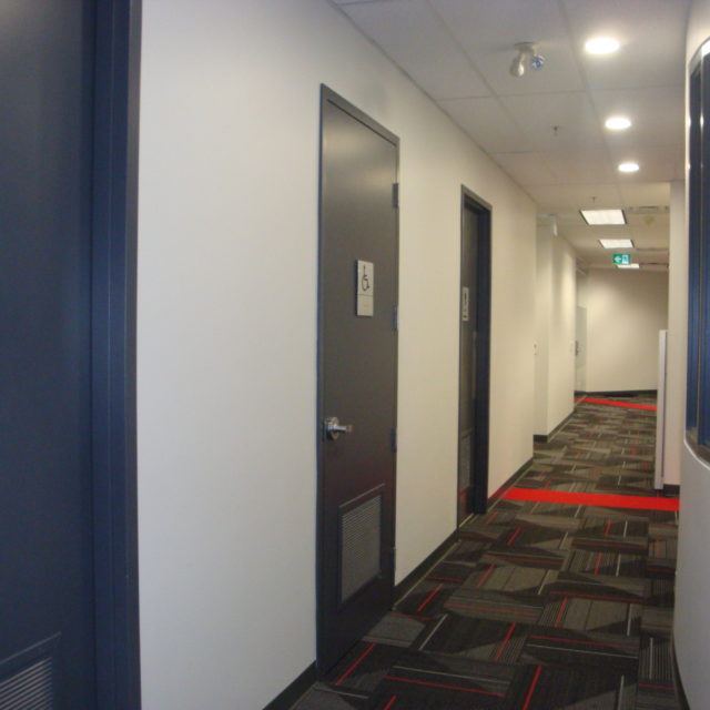Private Office Corridor by Kastone Construction, Ottawa