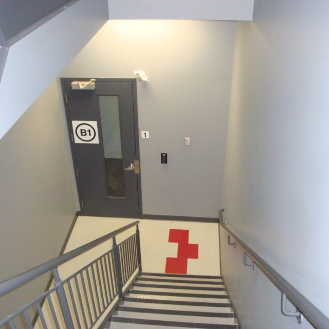 Commercial stairwell