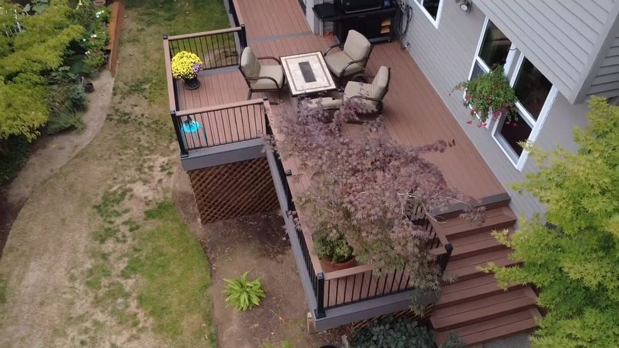Custom multi-level deck
